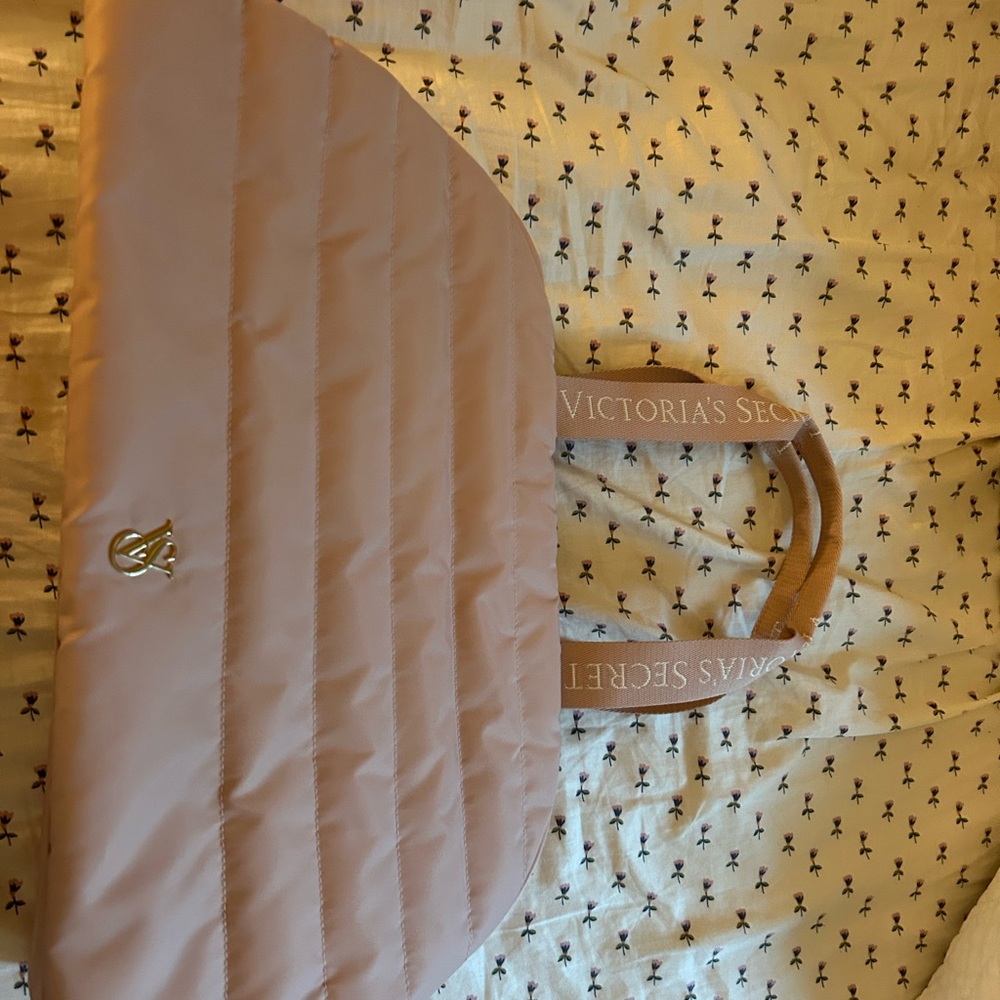 Victoria's Secret - Pink Quilted Gym Tote Bag